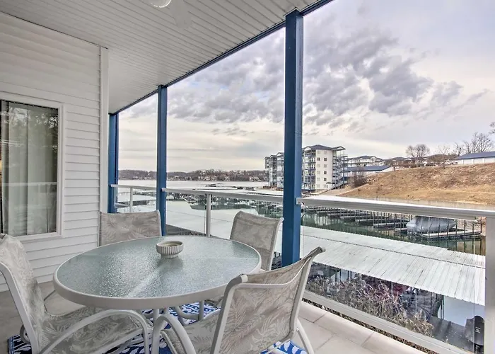 Boat Slip & Pool! Waterfront Lake Ozark Escape