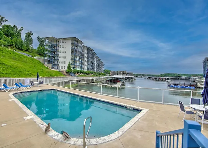 Boat Slip & Pool! Waterfront Lake Ozark Escape